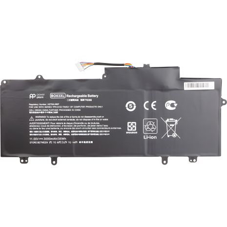 PowerPlant акумулятор для HP Chromebook 14 G3 (BO03XL) 11.55V 3000mAh ноутбуків
