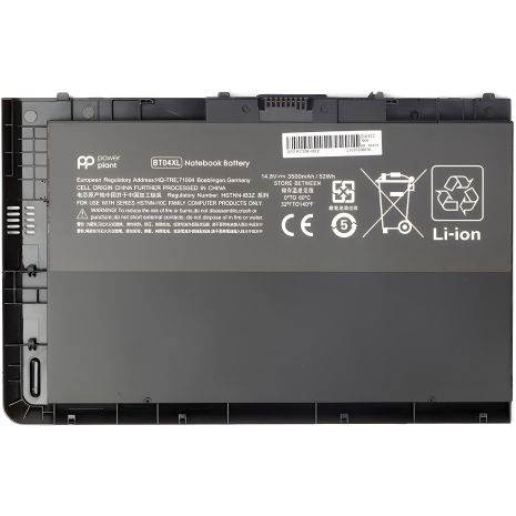 Аккумулятор PowerPlant для ноутбуков HP EliteBook Folio 9470m (BT04XL, HP9470PB) 14.8V 52Wh Аккумулятор PowerPlant для ноутбуков HP EliteBook Folio 9470m (BT04XL, HP9470PB) 14.8V 52Wh