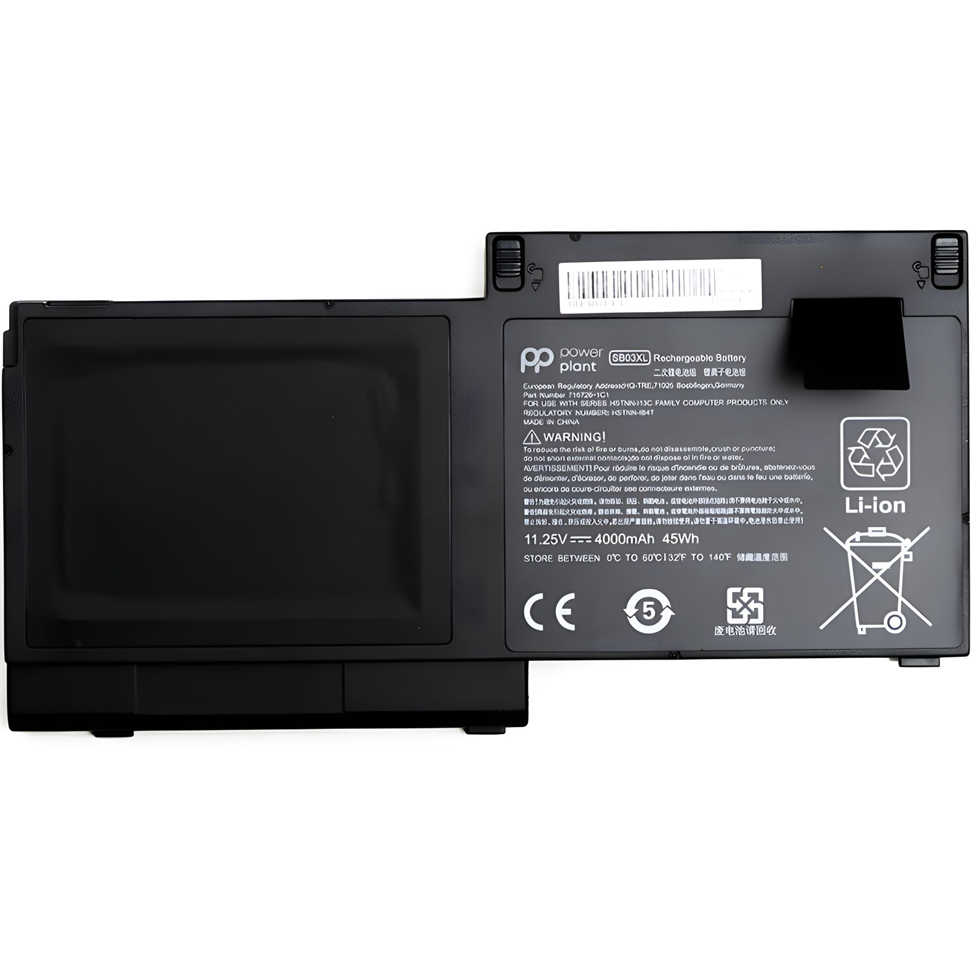 PowerPlant Аккумулятор HP Elitebook 720 (SB03XL) для ноутбуков 11.25V 4000mAh PowerPlant Аккумулятор HP Elitebook 720 (SB03XL) для ноутбуков 11.25V 4000mAh
