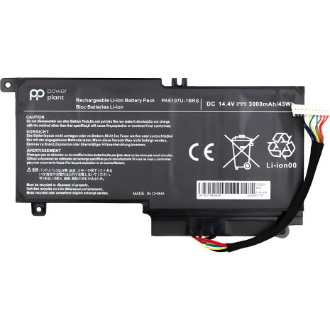 Ноутбуків TOSHIBA Satellite L55 (PA5107U-1BRS, TA5107P9) 14.4V 3000mAh акумулятор