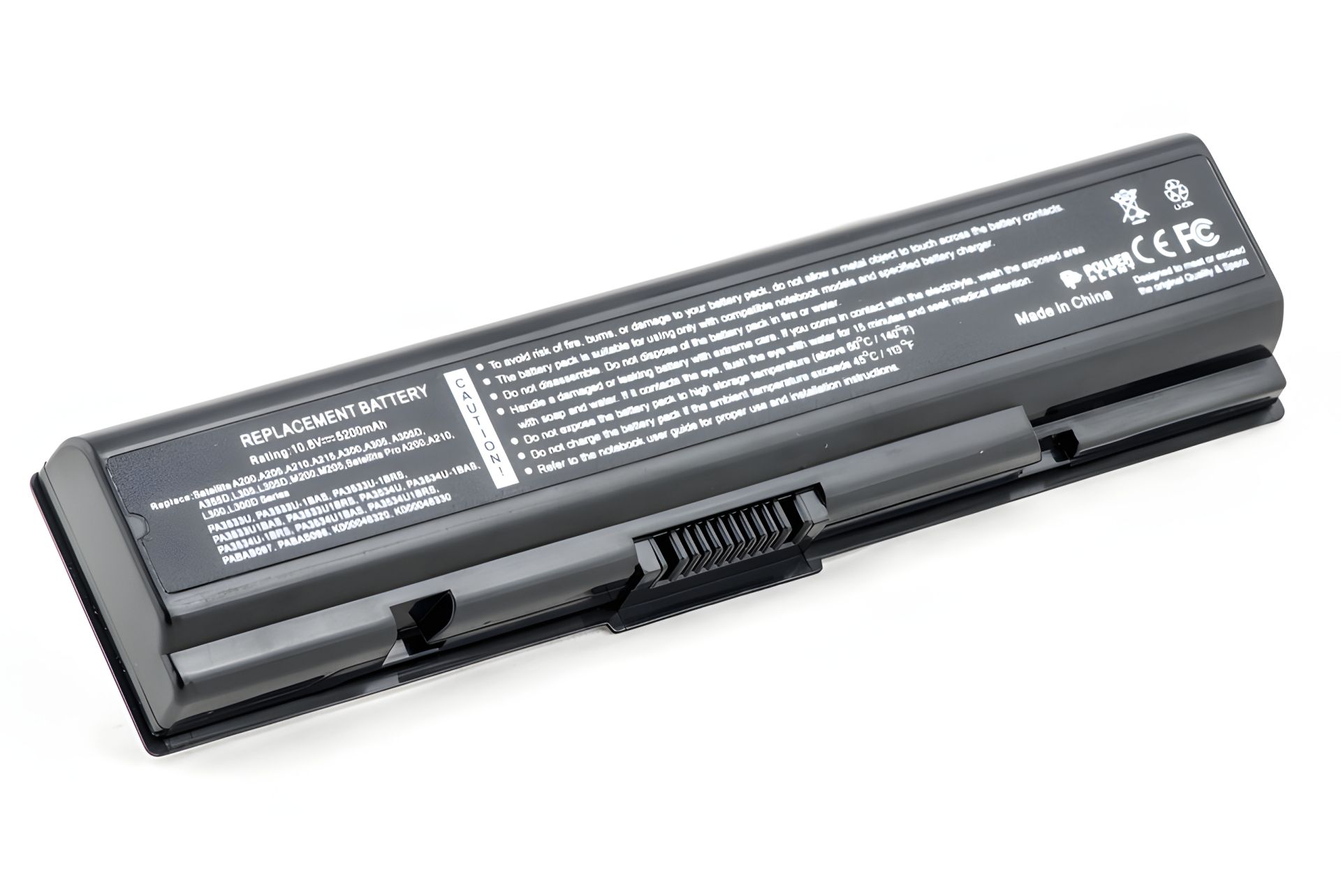Аккумулятор PowerPlant TOSHIBA Satellite A200 (PA3534U-1BRS) батарея для лэптопов 10.8V 5200mAh Аккумулятор PowerPlant TOSHIBA Satellite A200 (PA3534U-1BRS) батарея для лэптопов 10.8V 5200mAh