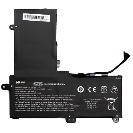 Аккумулятор PowerPlant для ноутбуков HP Pavilion X360 11-u (NU03XL) 11.55V 3400mAh Аккумулятор PowerPlant для ноутбуков HP Pavilion X360 11-u (NU03XL) 11.55V 3400mAh