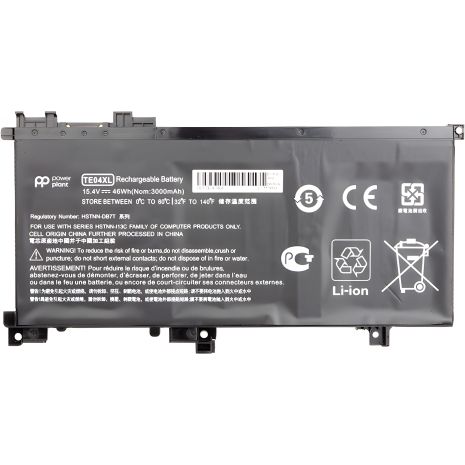 PowerPlant Акумулятори для HP Omen 15 AX200 ноутбуків (HSTNN-DB7T, TE04) 15.4V 3000mAh
