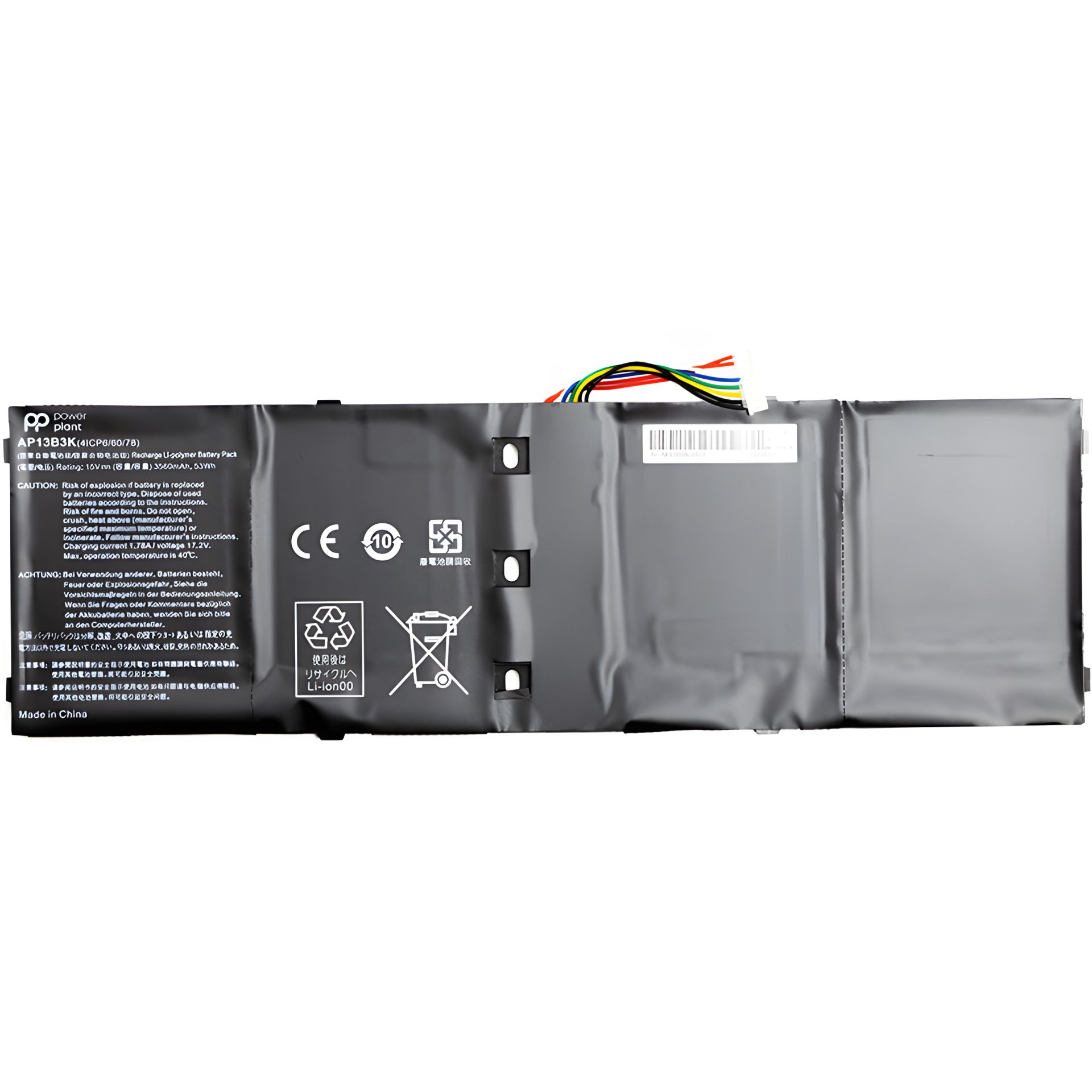PowerPlant аккумулятор для ACER Aspire V5-573 Series ноутбуков (AP13B3K, ARV573PA) 15V 3560mAh PowerPlant аккумулятор для ACER Aspire V5-573 Series ноутбуков (AP13B3K, ARV573PA) 15V 3560mAh