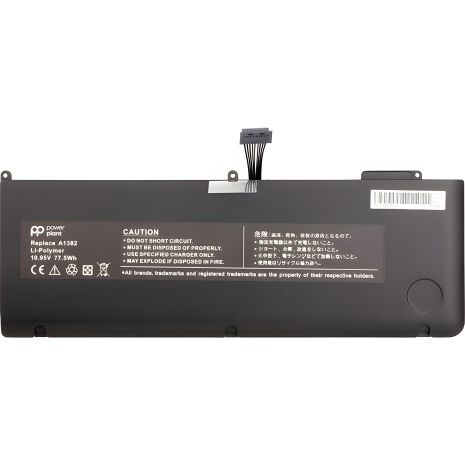 PowerPlant акумулятор для APPLE MacBook Pro 15.4" (A1286, A1382) 10.95V 77.5Wh ноутбуків