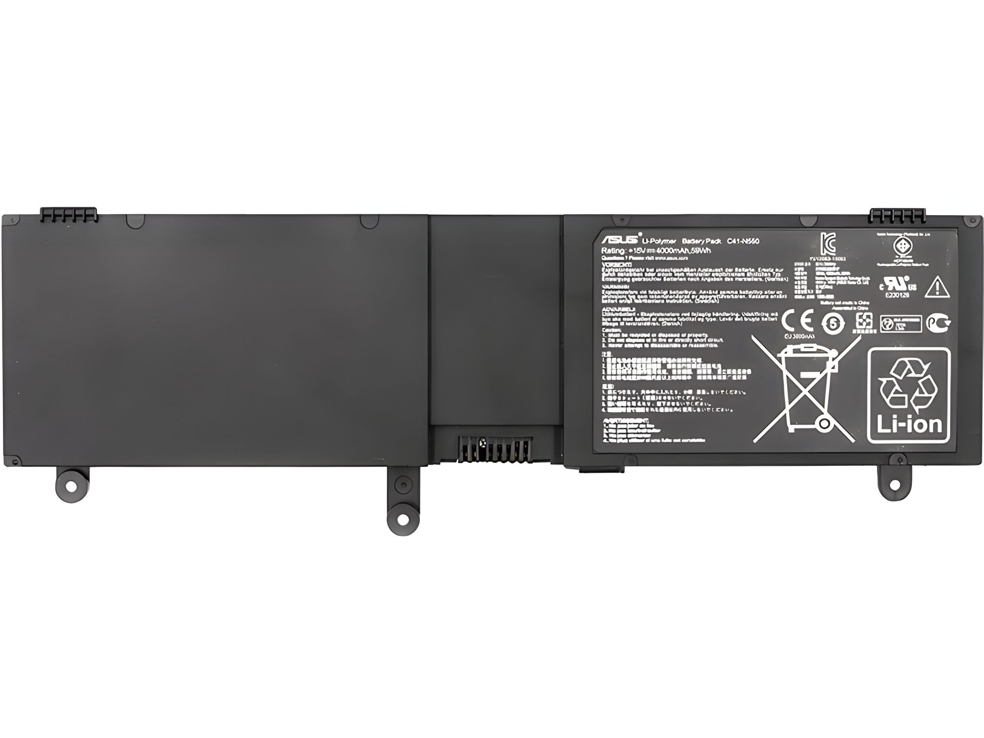 Аккумулятор для ноутбуков ASUS N550 Series PowerPlant (C41-N550) 15V 59Wh Аккумулятор для ноутбуков ASUS N550 Series PowerPlant (C41-N550) 15V 59Wh