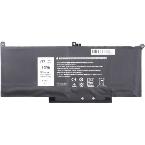 Latitude 7280: акумулятори для ноутбуків DELL PowerPlant (DM3WC) 7.6V 60Wh