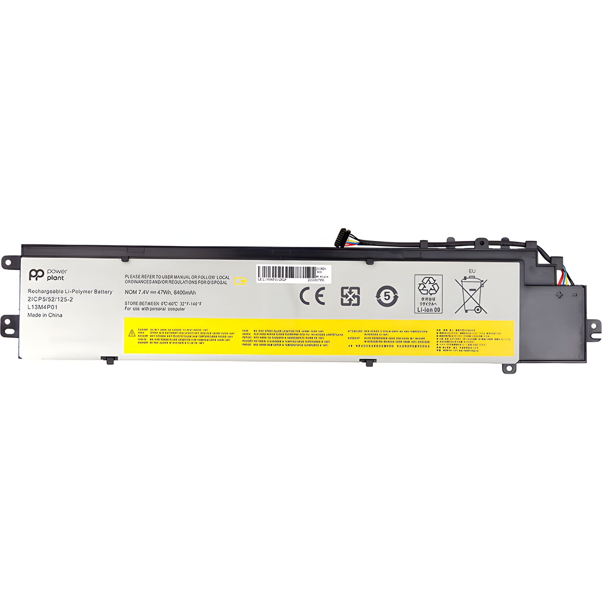 PowerPlant аккумулятор для Lenovo Erazer Y40-70 ноутбуков (L13M4P01) 7.4V 6400mAh PowerPlant аккумулятор для Lenovo Erazer Y40-70 ноутбуков (L13M4P01) 7.4V 6400mAh