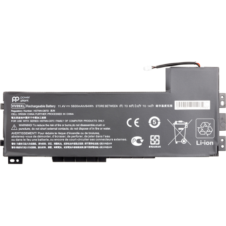 Акумулятори PowerPlant для ноутбуків HP ZBook 15 G3 (VV09XL) 11.4V 5600mAh Акумулятори PowerPlant для ноутбуків HP ZBook 15 G3 (VV09XL) 11.4V 5600mAh