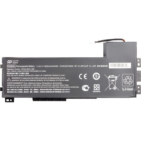 PowerPlant батареї для HP ZBook 15 G3 (VV09XL) 11.4V 5600mAh ноутбуків