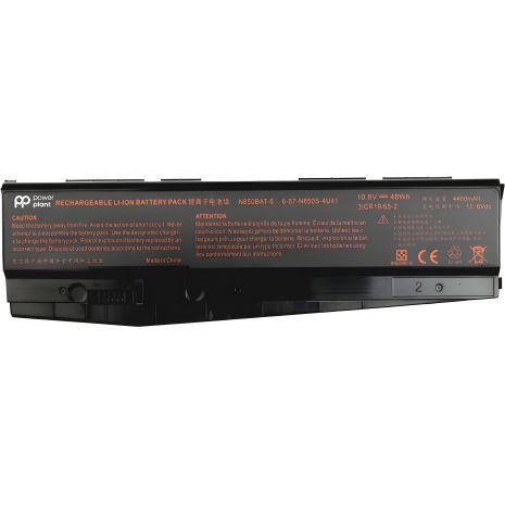 PowerPlant Акумулятори для Clevo N850HC ноутбуків (N850BAT-6) 10.8V 4400mAh
