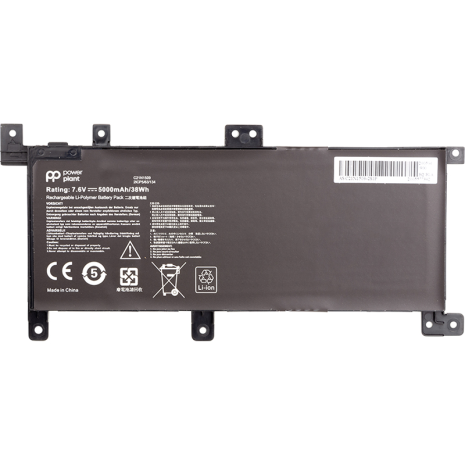 Аккумулятор PowerPlant для ноутбуков ASUS VivoBook X556U (C21N1509) 7.6V 5000mAh Аккумулятор PowerPlant для ноутбуков ASUS VivoBook X556U (C21N1509) 7.6V 5000mAh