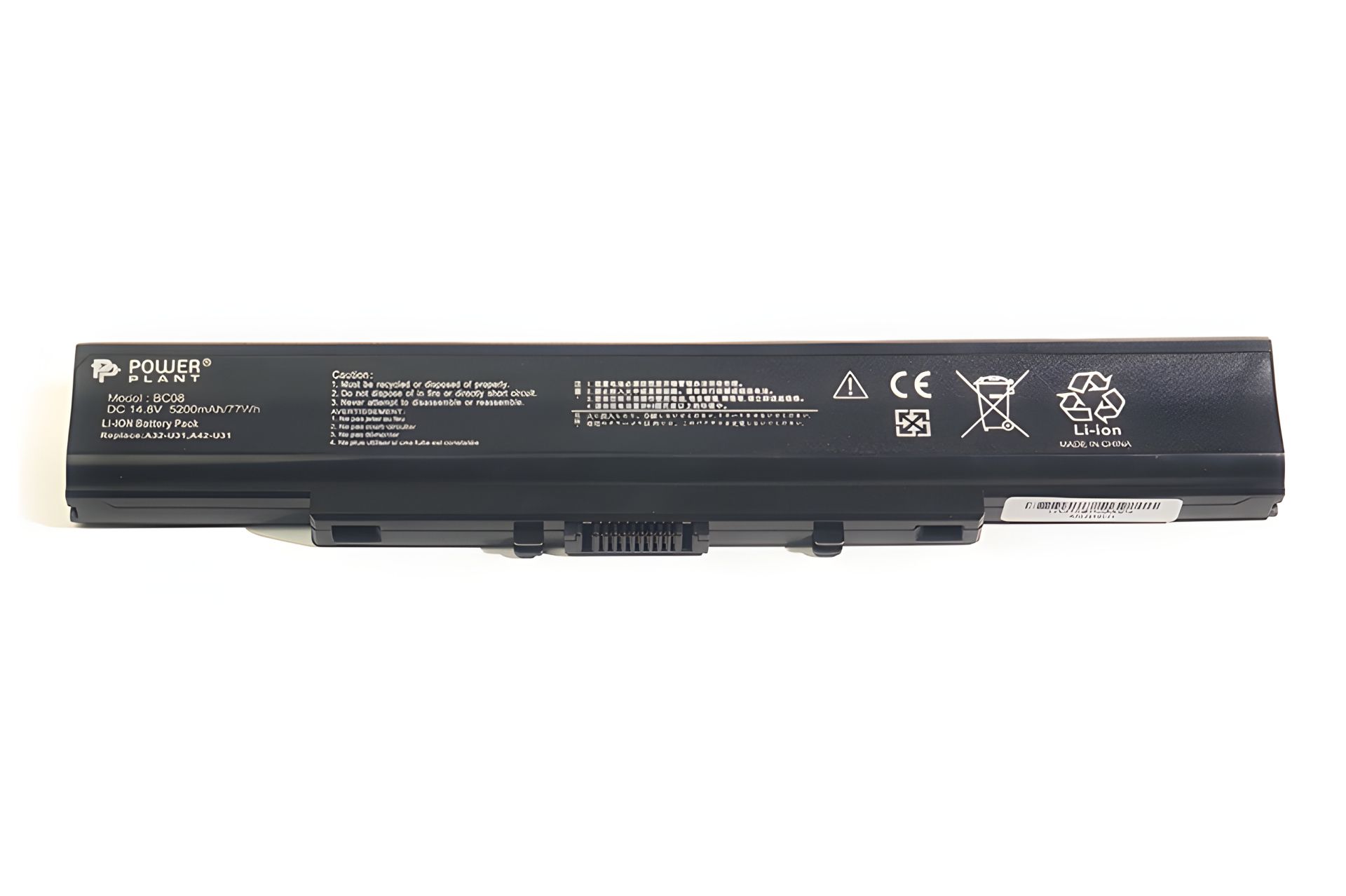 Акумулятор для ноутбуків ASUS U31 (A32-U31, ASU31ELH) 14.8V 5200mAh Акумулятор для ноутбуків ASUS U31 (A32-U31, ASU31ELH) 14.8V 5200mAh