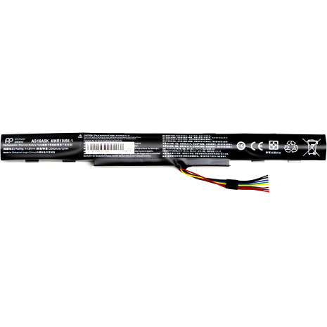 PowerPlant аккумулятор для ноутбуков ACER Aspire E15 (AS16A5K) 14.6V 2200mAh