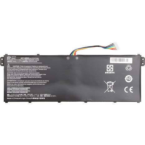 Акумулятор до ноутбуків ACER Aspire E15 ES1-512 Series (AC14B8K) 15.2V 2200mAh