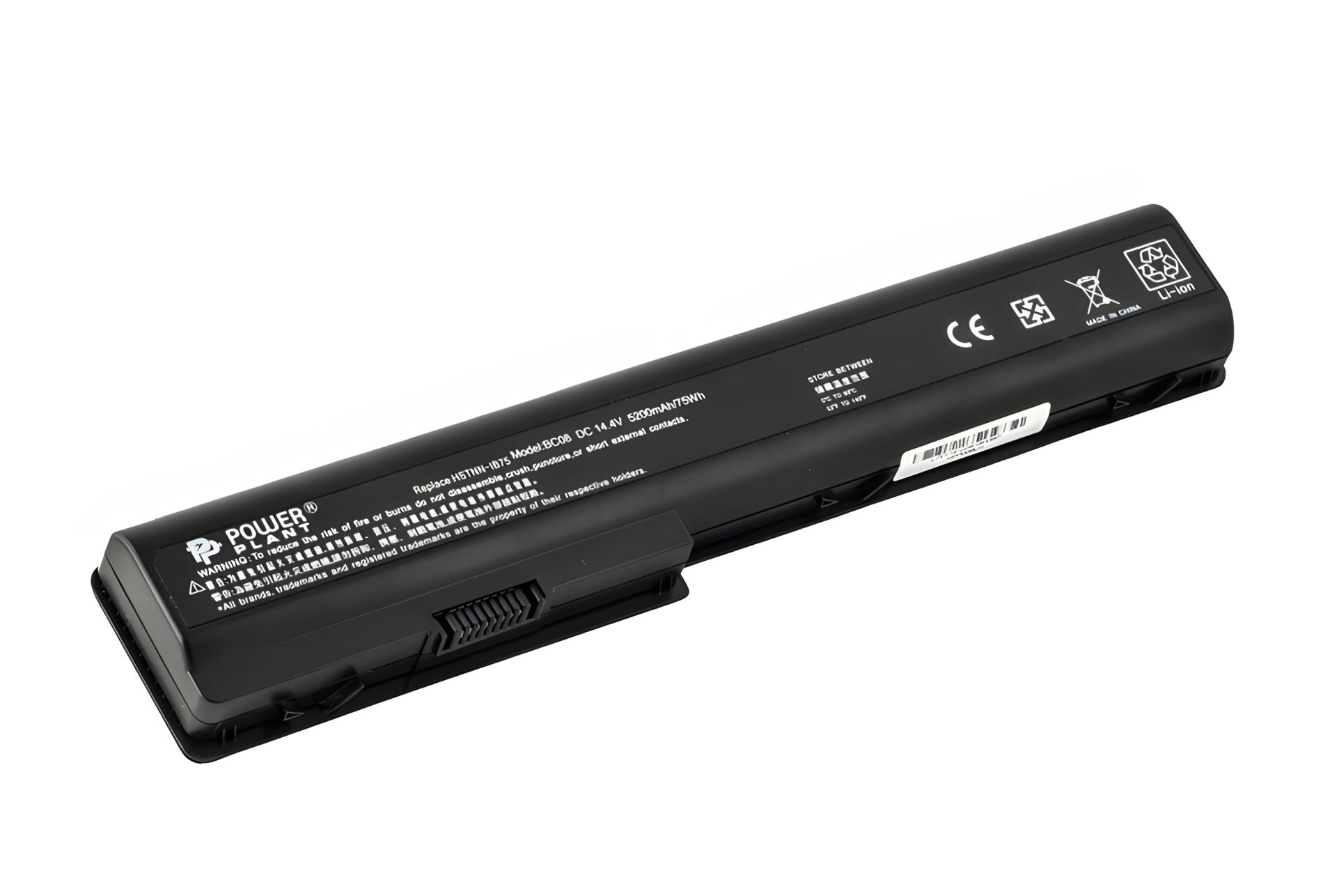 HP Pavilion DV7 ноутбуков аккумулятор от PowerPlant (HSTNN-DB75) 14.4V 5200mAh HP Pavilion DV7 ноутбуков аккумулятор от PowerPlant (HSTNN-DB75) 14.4V 5200mAh