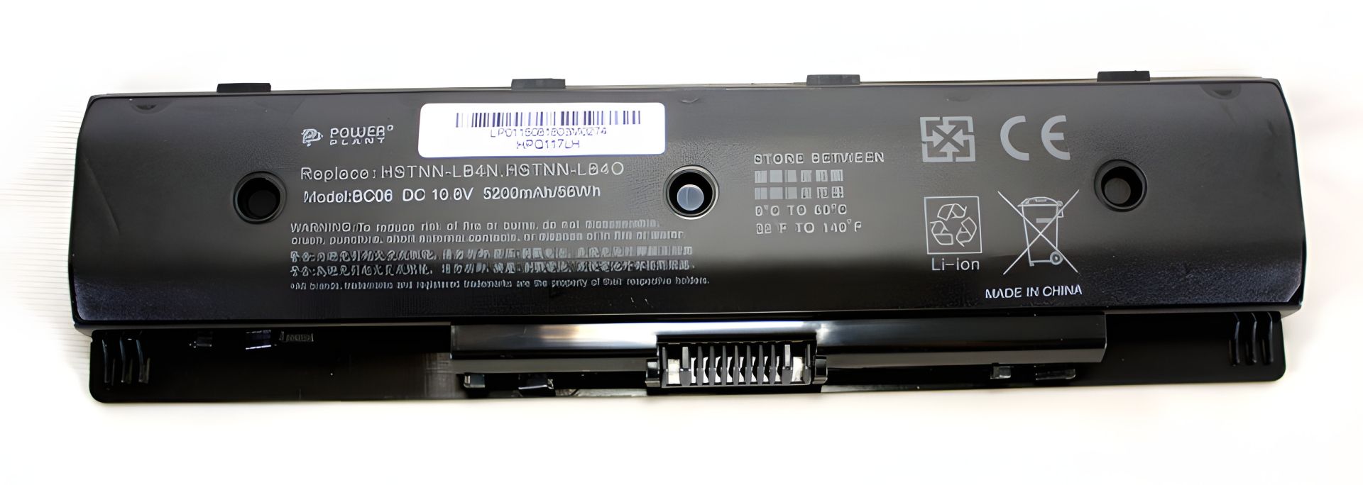 Акумулятори PowerPlant для ноутбуків HP Envy 15 (HSTNN-LB4N), 10.8V, 5200mAh Акумулятори PowerPlant для ноутбуків HP Envy 15 (HSTNN-LB4N), 10.8V, 5200mAh