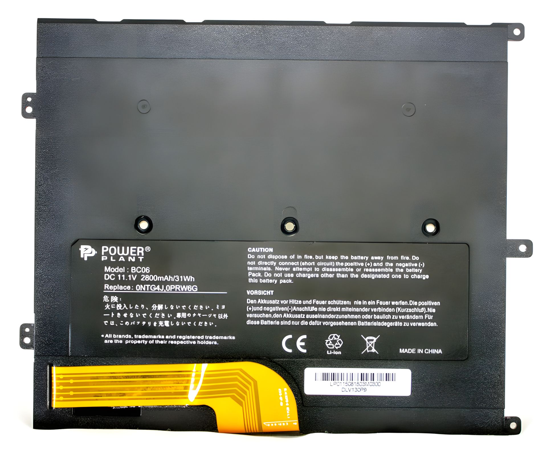 PowerPlant аккумулятор для DELL ноутбуков Vostro V13 (0NTG4J) 11.1V 2800mAh PowerPlant аккумулятор для DELL ноутбуков Vostro V13 (0NTG4J) 11.1V 2800mAh