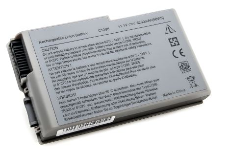 PowerPlant Аккумулятор для DELL Latitude D600 ноутбуков (C1295, DE D600, 3S2P) 11.1V 5200mAh