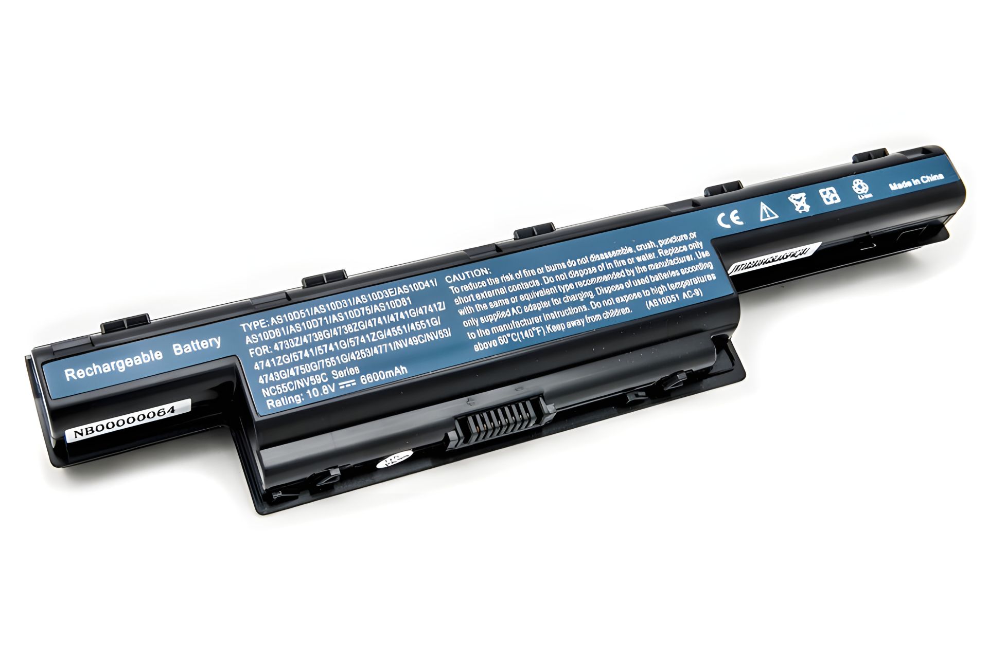 PowerPlant аккумулятор для ноутбуков ACER Aspire 4551 (AS10D41, AC 4741, 3S2P) 10.8V 6600mAh PowerPlant аккумулятор для ноутбуков ACER Aspire 4551 (AS10D41, AC 4741, 3S2P) 10.8V 6600mAh