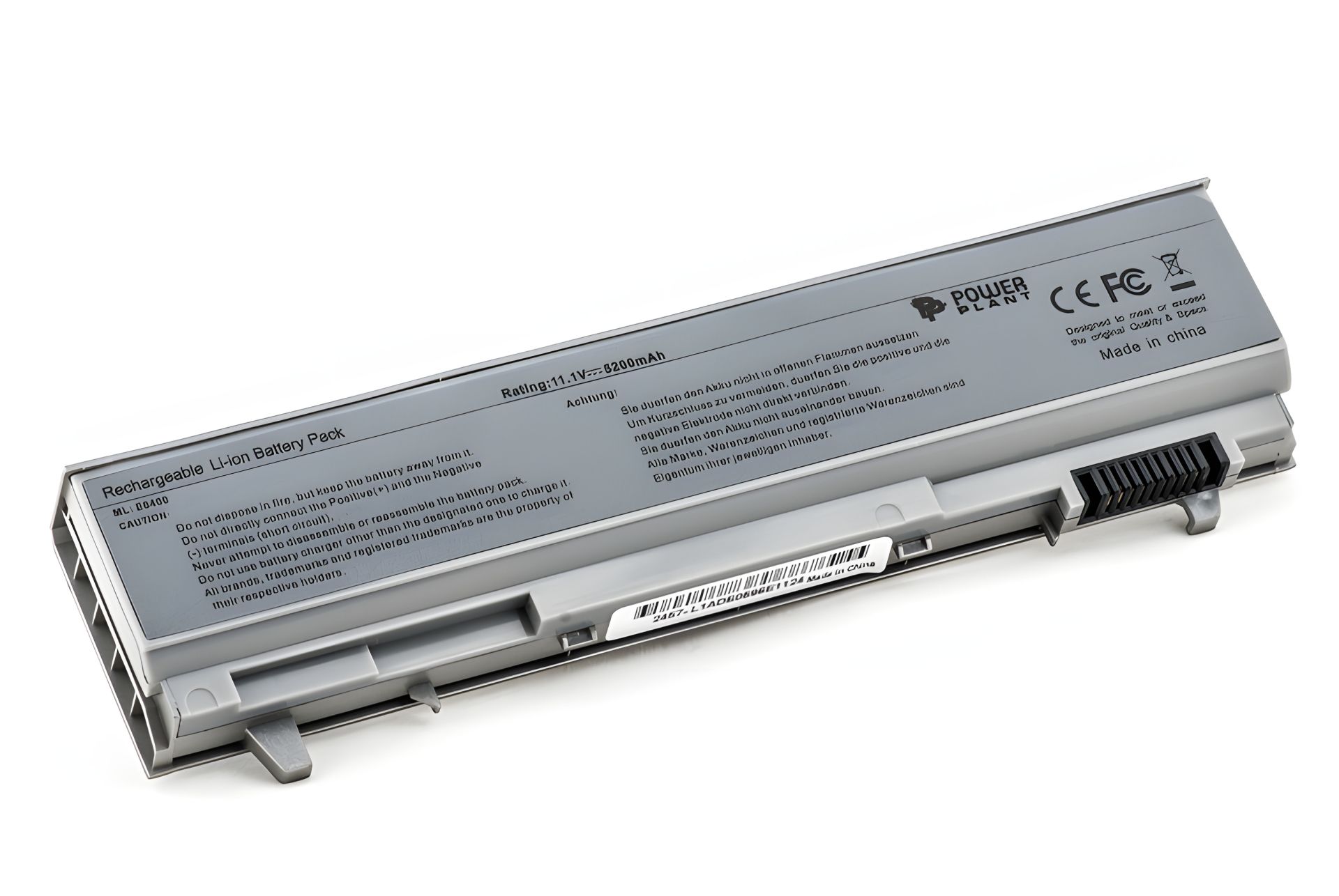 Ноутбучный аккумулятор PowerPlant DELL Latitude E6400 (PT434, DE E6400 3SP2) 11.1V 5200mAh Ноутбучный аккумулятор PowerPlant DELL Latitude E6400 (PT434, DE E6400 3SP2) 11.1V 5200mAh