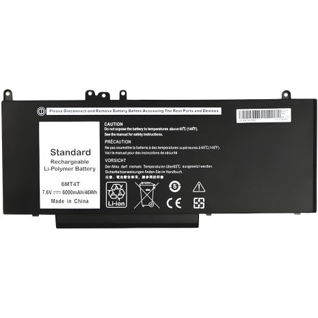 PowerPlant акумулятори для DELL ноутбуків Inspiron 14 5000 Series (6MT4T) 7.6V 6000mAh