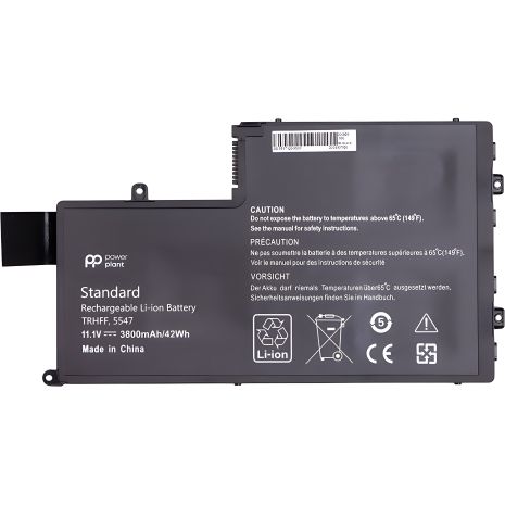 PowerPlant Акумулятори для DELL Inspiron 15 5547 ноутбуків (TRHFF) 11.1V 3800mAh