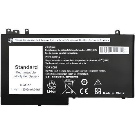 PowerPlant Акумулятори для DELL Latitude 12 Series (NGGX5) 11.4V 3000mAh ноутбуків