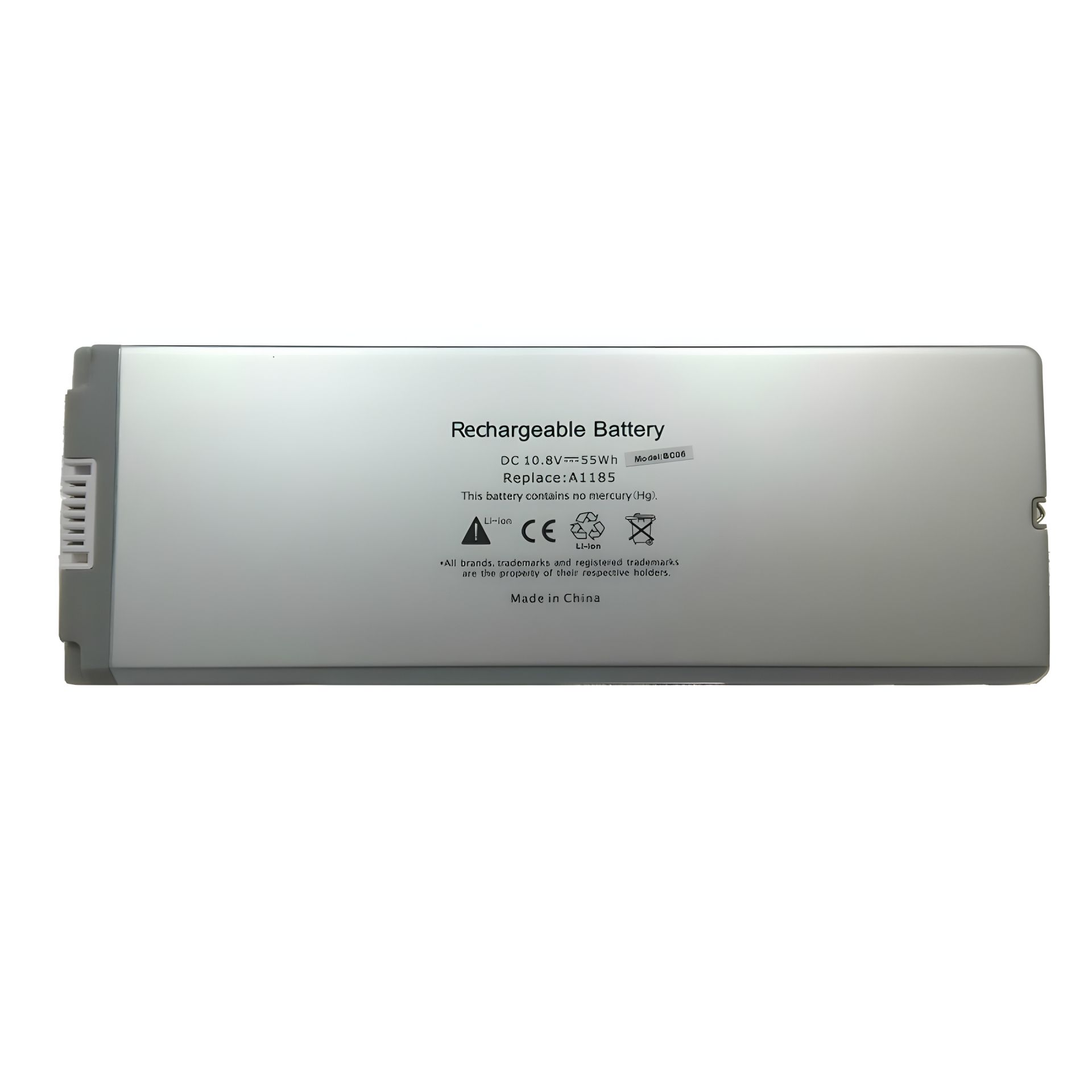 Аккумулятор PowerPlant для ноутбуков Apple MacBook 13" White (A1185) 10.8V 5200mAh Аккумулятор PowerPlant для ноутбуков Apple MacBook 13" White (A1185) 10.8V 5200mAh
