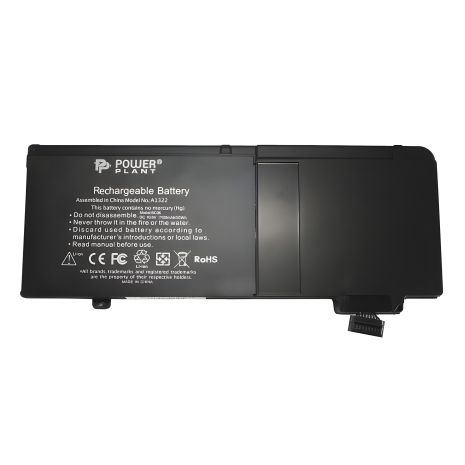 PowerPlant Акумулятор для ноутбуків Apple MacBook Pro 13" (A1322) 10.8V 5200mAh PowerPlant Акумулятор для ноутбуків Apple MacBook Pro 13" (A1322) 10.8V 5200mAh