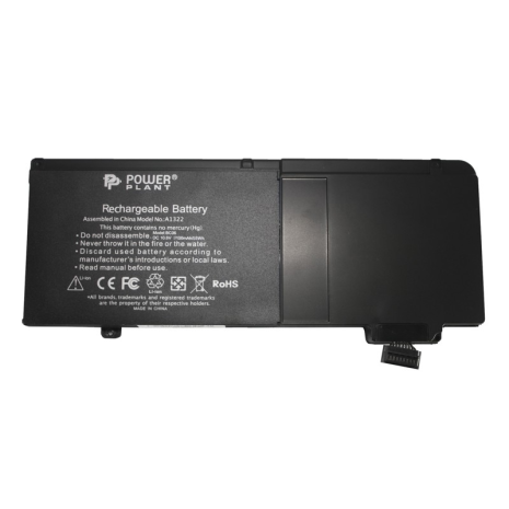 Аккумулятор PowerPlant для ноутбуков Apple MacBook Pro 13" (A1322) 10.8V 5200mAh Аккумулятор PowerPlant для ноутбуков Apple MacBook Pro 13" (A1322) 10.8V 5200mAh