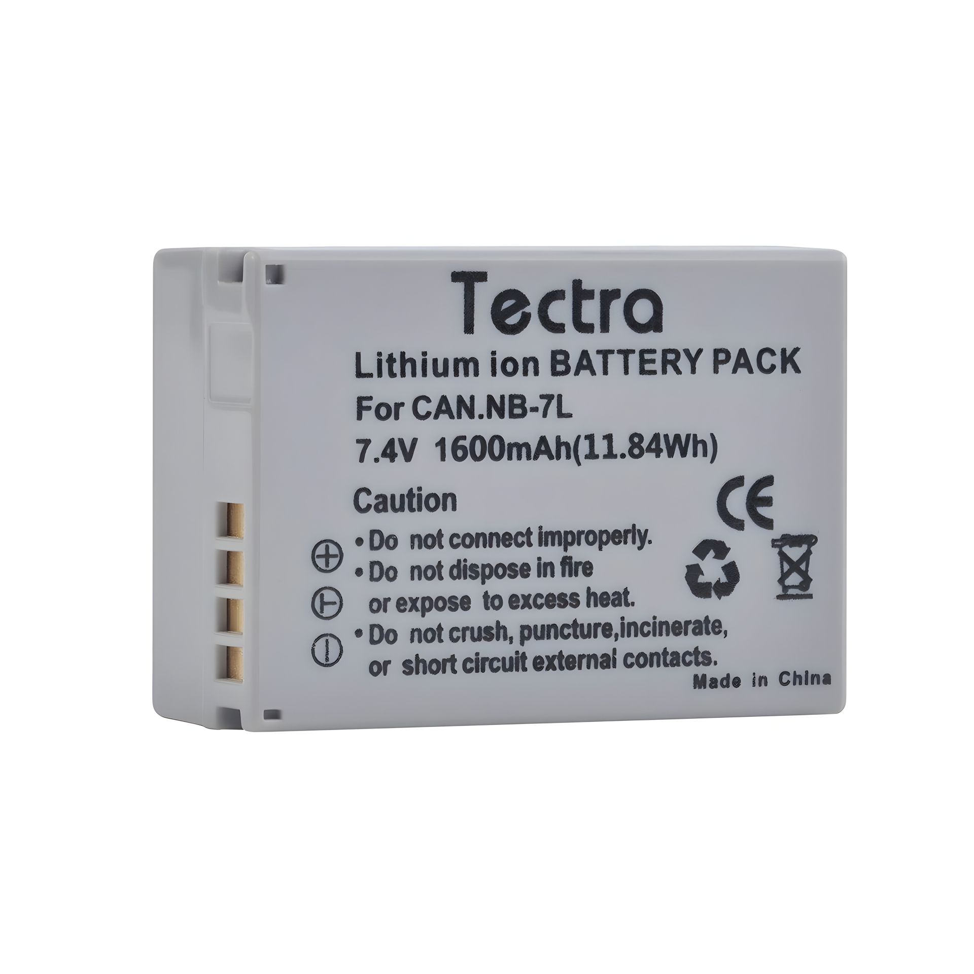 Батарея Tectra 1600 mAh для Canon NB-7L (PowerShot G10 G11 G12 SX30 IS) Батарея Tectra 1600 mAh для Canon NB-7L (PowerShot G10 G11 G12 SX30 IS)