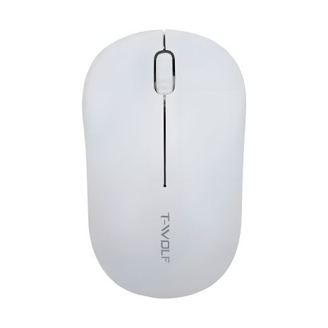 Белая Wireless мышь T-Wolf Q4 2.4G