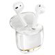 Белые TWS-наушники вкладыши Hoco EW52 Bluetooth