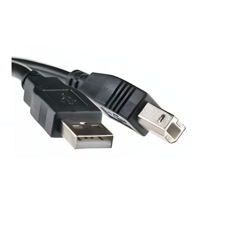 PowerPlant USB 2.0 AM – BM кабель, 5м, з одним феритним фільтром