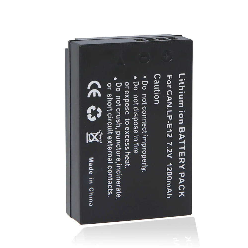 Акумулятор для Canon LP-E12 (EOS M50 M10 M100 M2 M200 100D) Акумулятор для Canon LP-E12 (EOS M50 M10 M100 M2 M200 100D)