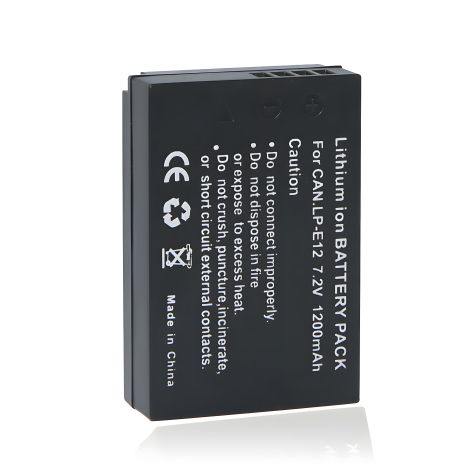 Аккумуляторный блок для Canon LP-E12 (EOS M50, M10, M100, M2, M200, 100D) Аккумуляторный блок для Canon LP-E12 (EOS M50, M10, M100, M2, M200, 100D)