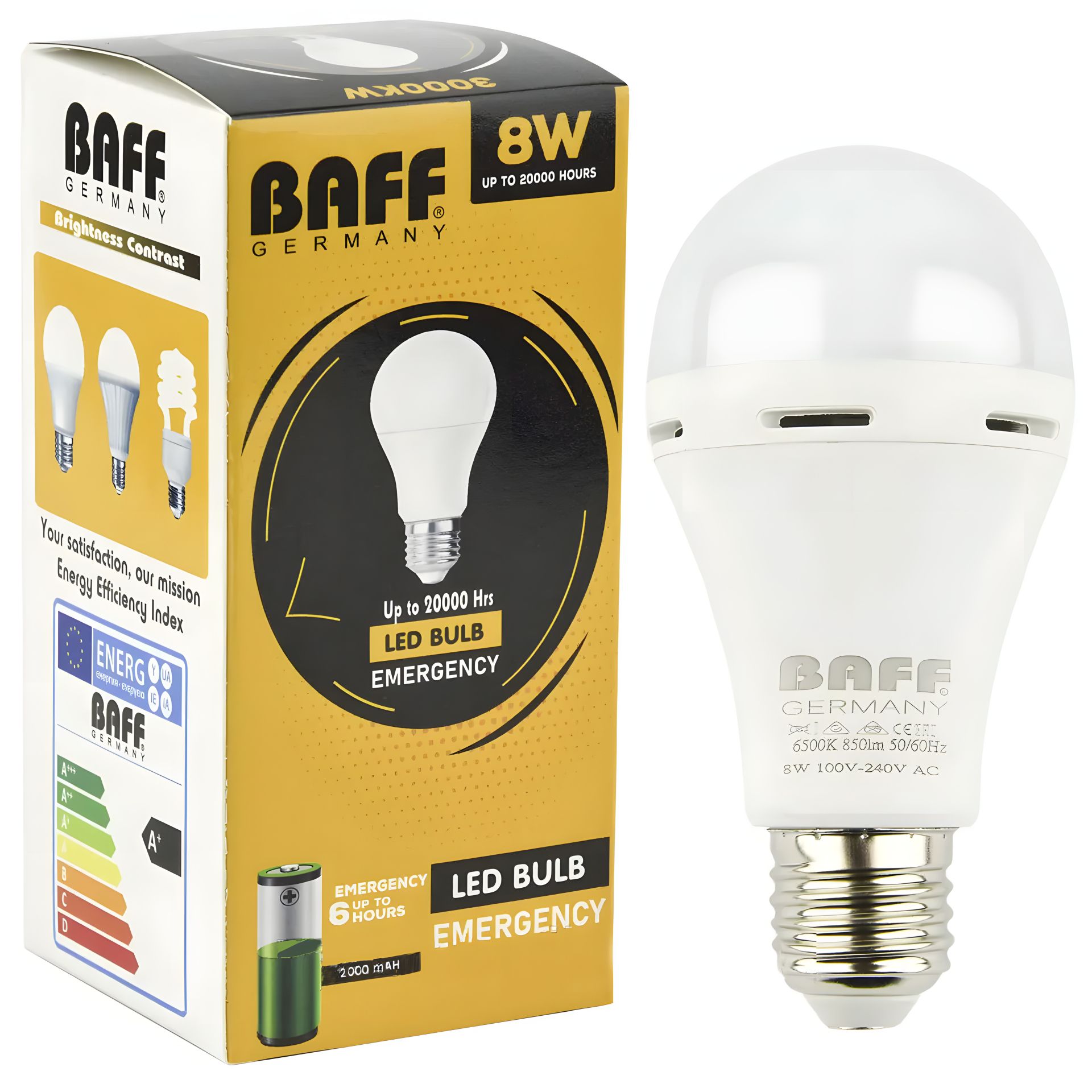 Лампа аккумуляторная LED E27 8W Baff 2000mAh (Li-ion) Лампа аккумуляторная LED E27 8W Baff 2000mAh (Li-ion)