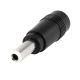 Адаптер DC(F) 5.5x2.1mm To DC(M) 5.5x2.5mm черный (Переходник FM/Mама на Папа)