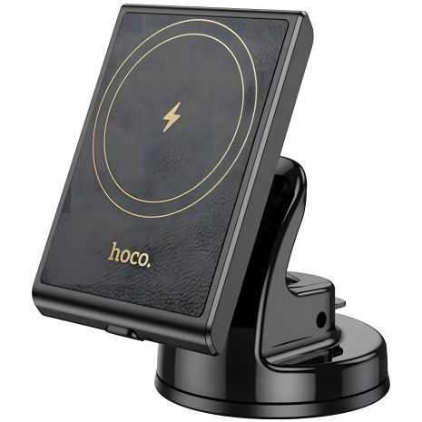 Hoco HW20 автотримач магнітний 15W бездротовою зарядкою black