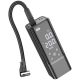 Автомобільний насос Hoco ZP7 Maddy (TypeC in/5000mAh/10.3 бар/Ліхтарик) Black