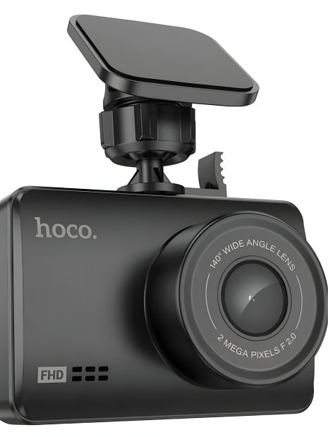 Driving Recorder with Display HOCO DV2, 180 mAh, Black