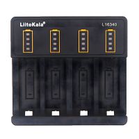LiitoKala Lii-L16340 зарядное устройство для 16340 (CR123A) аккумуляторов, 4 слота с тестером