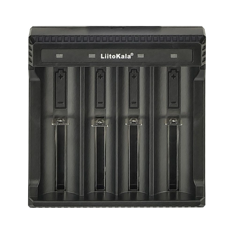 Сетевое зарядное устройство с тестером LiitoKala Lii-L4 для аккумуляторов 18650/ АА/ ААА и других, 4 слота