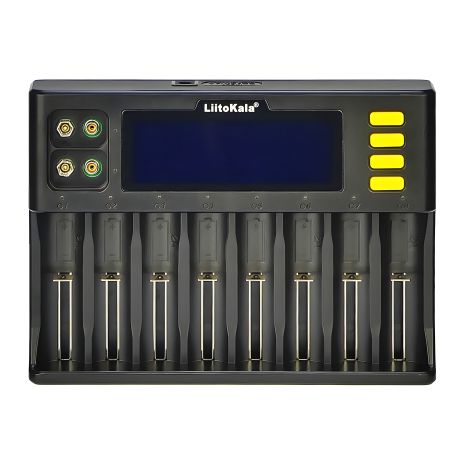 LiitoKala Lii-S8 Charger & Tester for 18650/ AA/ AAA Batteries, 8 Slots LiitoKala Lii-S8 Charger & Tester for 18650/ AA/ AAA Batteries, 8 Slots