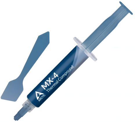 Термопаста ARCTIC MX-4 зі шпателем, 8,5 Вт/(мК), 2,5 г/см³, 8г