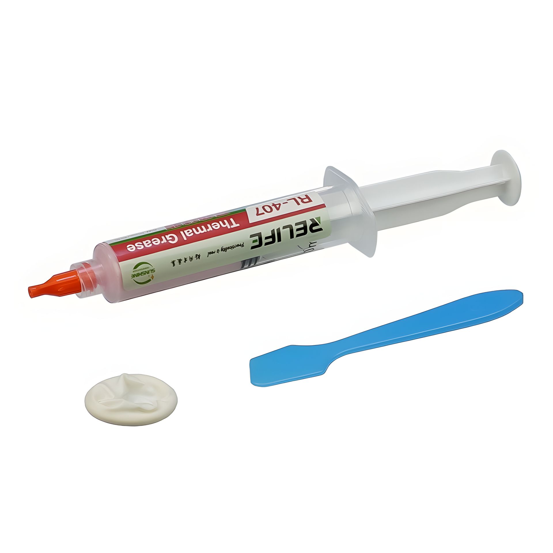 Термопаста Relife RL-407, 20 гр у шприці, рожева Термопаста Relife RL-407, 20 гр у шприці, рожева