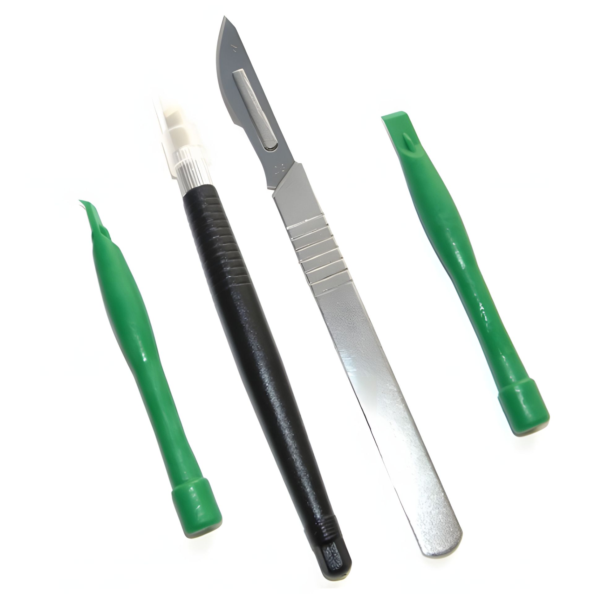 Инструментальный набор BK-7280-D Baku (скальпель, шпателёк, две лопатки для разборки корпусов) Инструментальный набор BK-7280-D Baku (скальпель, шпателёк, две лопатки для разборки корпусов)