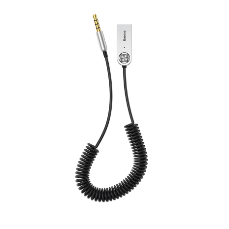 Baseus BA01 Wireless Bluetooth USB ресивер, BT5.0, кабель 1.2m, Hands Free, Black