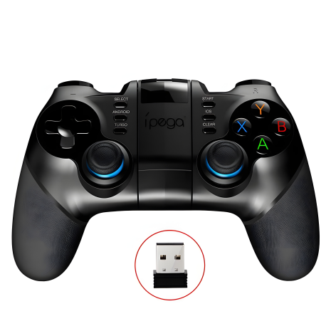 iPega PG-9238 RGB Ігровий контролер Bluetooth | Android, iOS, PC/PS/Switch, Turbo | чорний iPega PG-9238 RGB Ігровий контролер Bluetooth | Android, iOS, PC/PS/Switch, Turbo | чорний